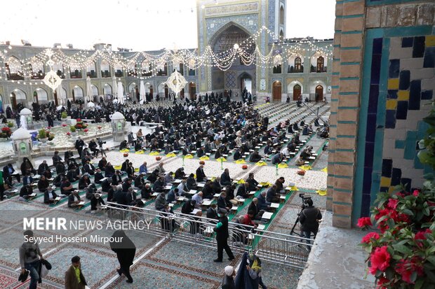 Recitation of Holy Quran in Imam Reza (PBUH) holy shrine