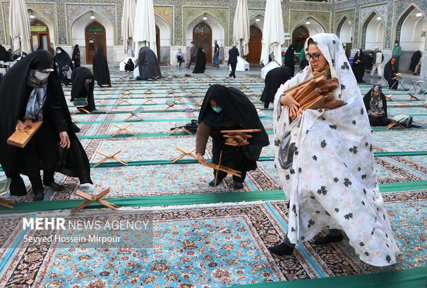 Recitation of Holy Quran in Imam Reza (PBUH) holy shrine