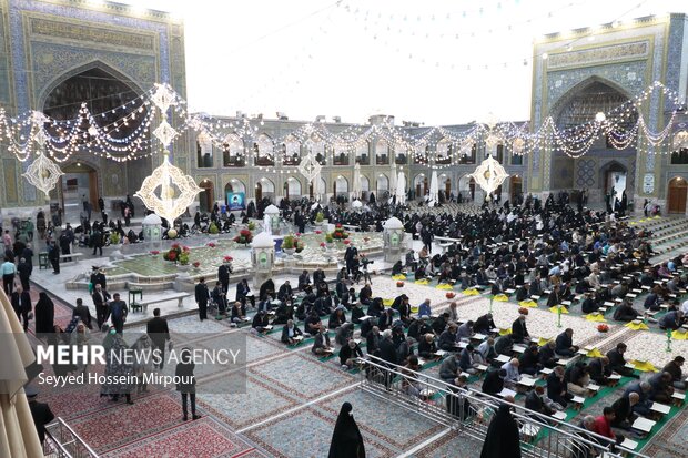 Recitation of Holy Quran in Imam Reza (PBUH) holy shrine