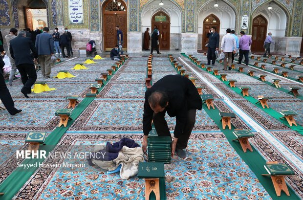 Recitation of Holy Quran in Imam Reza (PBUH) holy shrine