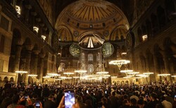 مرمت‌های گسترده بنای مسجد ایاصوفیه وارد مرحله جدیدی شد