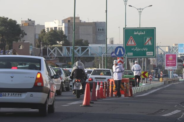 تشریح وضعیت ترافیکی معابر بزرگراهی و اصلی پایتخت