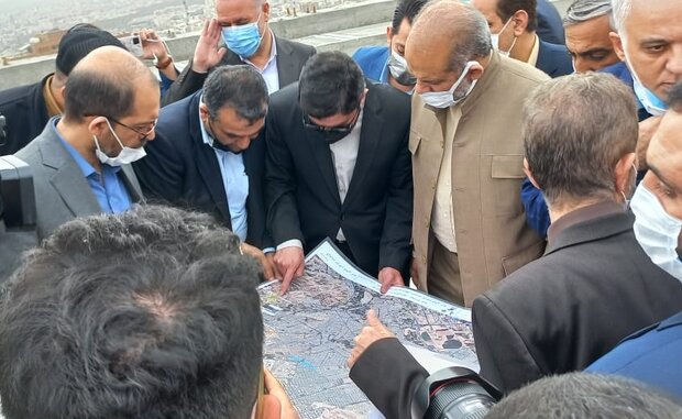 بازدید وزیر کشور از روند اجرایی بزرگراه شهید سلیمانی