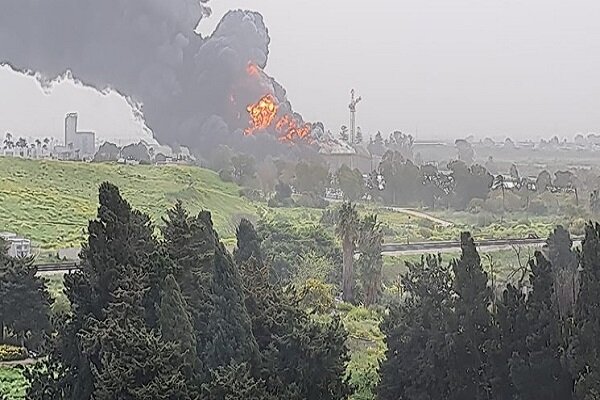 آتش سوزی در  «عکا» در شمال اراضی اشغالی