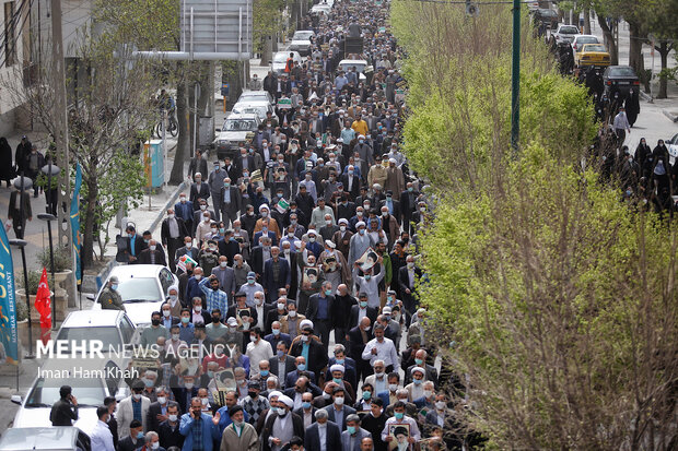 مراسم راهپیمایی روز قدس در خلخال برگزار می شود