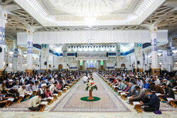 روایتی از بزرگترین اجتماع جمع‌خوانی قرآن در قم/ترنم کوی جانان در حریم بانوی کریمان