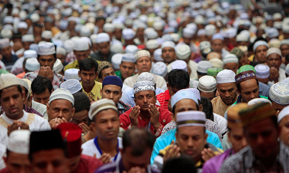 Malaysian Muslims celebrating holy Ramadan