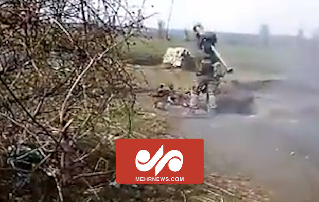 فیلمی از شلیک موشک‌ اهدایی انگلستان به نیروهای اوکراین