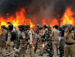 بھارت کی 4ریاستوں میں مسلم کش فسادات میں ایک شخص ہلاک متعدد زخمی