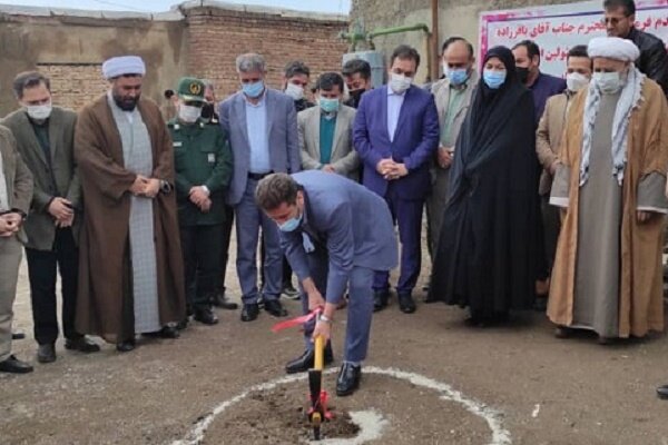 دومین کتابخانه روستایی شهرستان سرعین کلنگ زنی شد