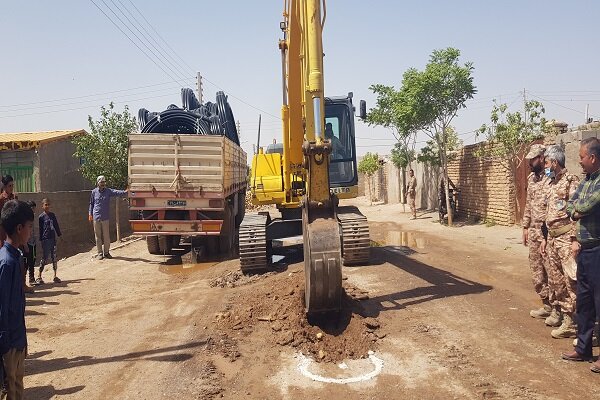 اصلاح و بهسازی شبکه آب ۳ روستای ایلام