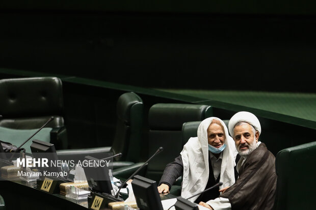 بیژن نوباوه و مجتبی ذوالنور در جلسه علنی مجلس شورای اسلامی حضور دارند