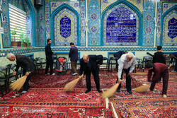 غبار روبی مساجد مقدمه مهمانی خدا/ سمنانی‌ها دست به‌کار شدند