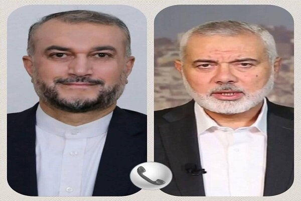 وزيرالخارجية الإيراني يهنئ اسماعيل هنية بفوز المقاومة