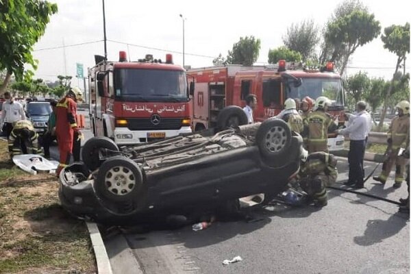 واژگونی خودرو در ارومیه ۳ کشته برجا گذاشت