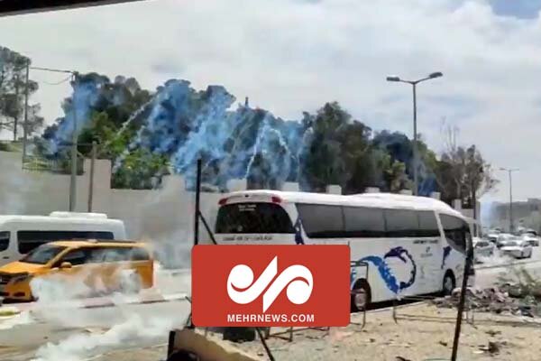 درگیری شدید میان فلسطینیان و صهیونیست‌ها در نزدیکی دانشگاه قدس