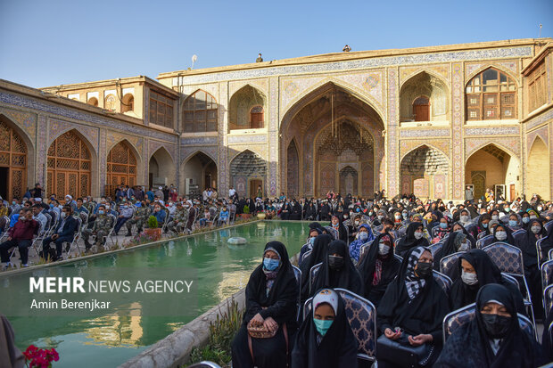 جشن مردمی سالروز ولادت امام حسن مجتبی(ع) کریم اهل بیت، در مسجد نصیر الملک شیراز