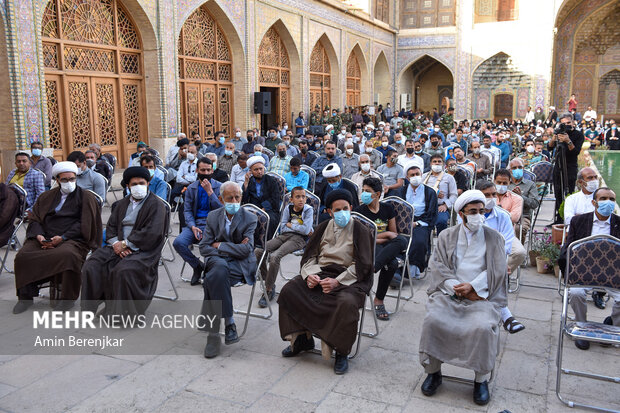 جشن مردمی سالروز ولادت امام حسن مجتبی(ع) کریم اهل بیت، در مسجد نصیر الملک شیراز