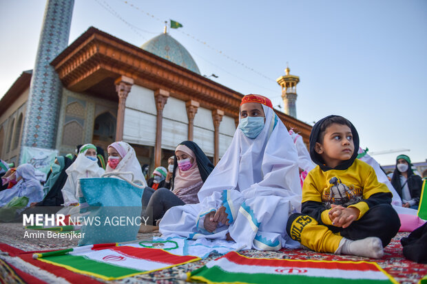 اجتماع نمک پروردگان حسنی درحرم مطهر شاهچراغ(ع) شیراز‎‎