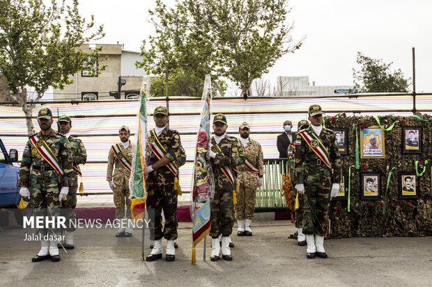 مراسم روز ملی ارتش در استان مرزی کردستان