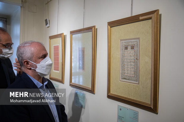 افتتاح نمایشگاه Exhibition of ‘A Thousand Years of Holy Quran Writing’ opened
سال کتابت قرآن