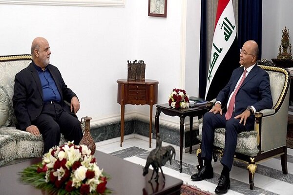 الرئيس العراقي يؤكد على تطوير العلاقات مع ايران في مختلف المجالات