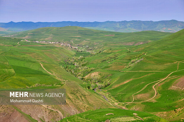 Beauties of nature in Muran in NW Iran