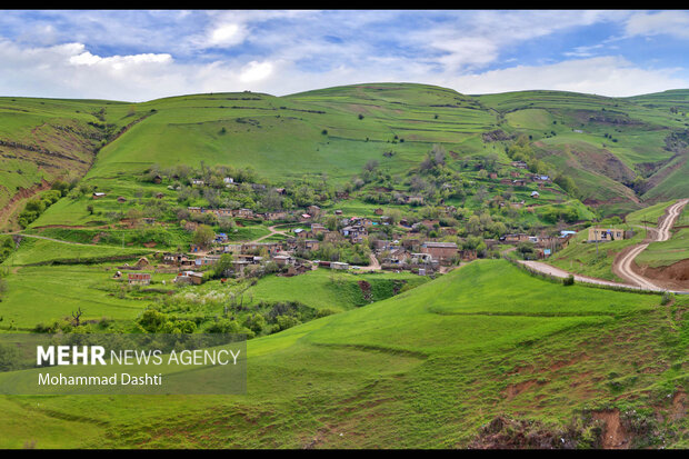 Beauties of nature in Muran in NW Iran