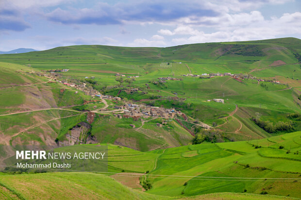 Beauties of nature in Muran in NW Iran