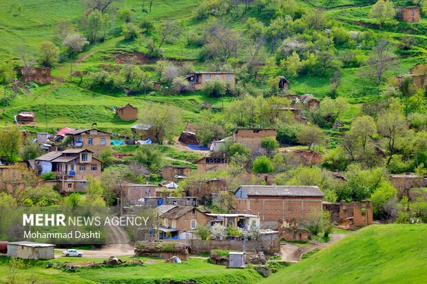 Beauties of nature in Muran in NW Iran