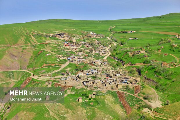 Beauties of nature in Muran in NW Iran