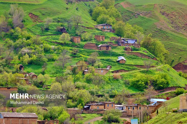 Beauties of nature in Muran in NW Iran