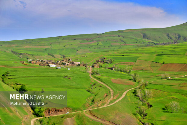 Beauties of nature in Muran in NW Iran