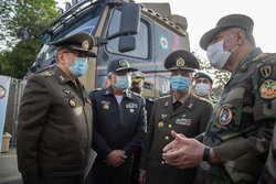 Ceremony of unveiling Iran Army's new defense acheivments