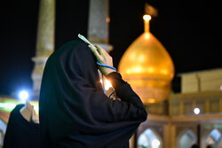 Tahran'daki Kadir Gecesi merasiminden fotoğraflar