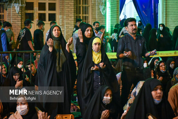 مراسم احیای شب نوزدهم ماه مبارک رمضان در حرم عبدالعظیم حسنی