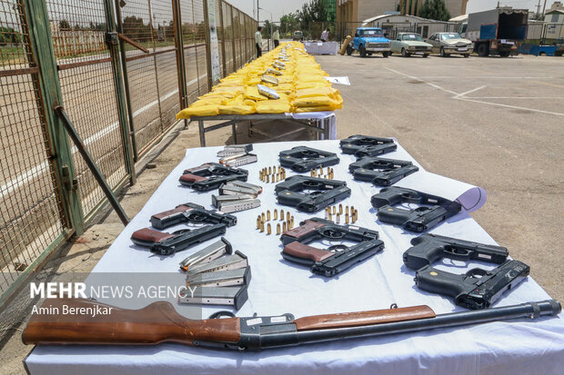 Arms trafficking gang dismantled in SW Iran