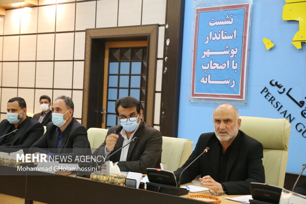 نشست خبری استانداری بوشهر 
استاندار بوشهر احمد محمدی زاده