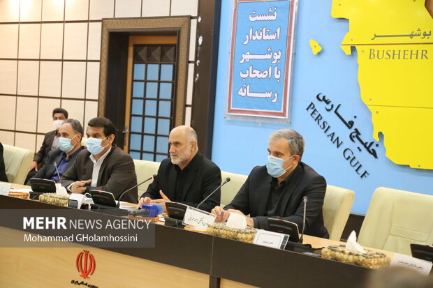 نشست خبری استانداری بوشهر 
استاندار بوشهر احمد محمدی زاده