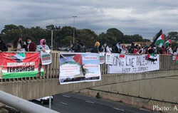 Güney Afrika'da İsrail karşıtı protesto gösterisi