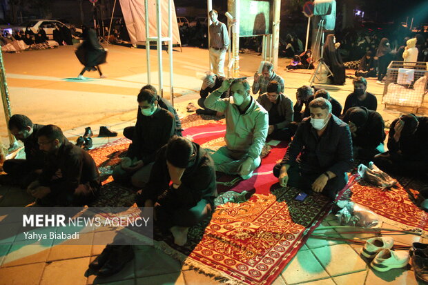 مراسم احیای مردم دروازه نجف در شب 21 ماه رمضان