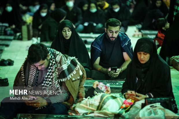 احیای شب ۲۱ رمضان در هیئت ثارالله زنجان