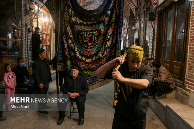 Mourning ceremony of Imam Ali Martyrdom anniv. in Tabriz