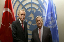 دبیرکل سازمان ملل با اردوغان دیدار می کند
