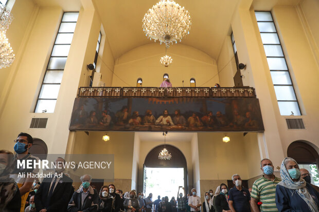 یکصد و هفتمین سالگرد واقعه نسل کشی ارامنه روز یکشنبه  ۴ اردیبهشت ماه در کلیسای سرکیس مقدس برگزار شد
