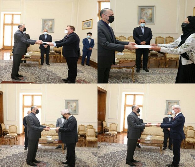 Iran FM receives foreign ambassadors’ credentials