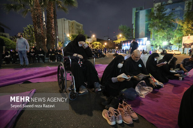 مراسم احياء ليلة القدر الثالثة من شهر رمضان المبارك في مسجد الإمام الصادق (ع)