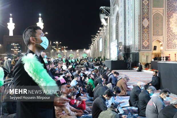 3rd night of Laylat al-Qadr in Imam Reza shrine