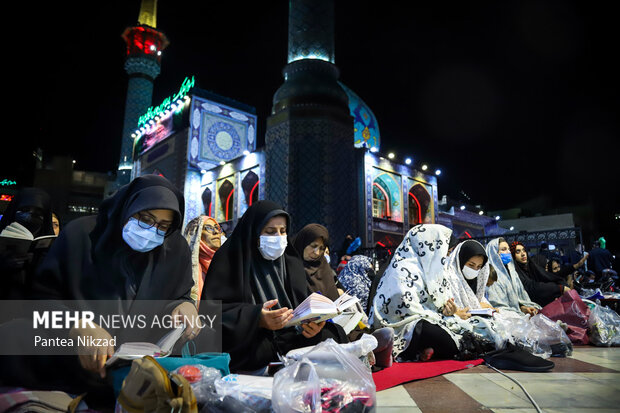 Third night of Laylat al-Qadr in Imamzadeh Saleh shrine