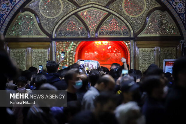 همزمان با مراسم احیای بیست و سوم رمضان  پیکر پاک دو شهید گمنام در امام زاده صالح (ع) تشییع شد